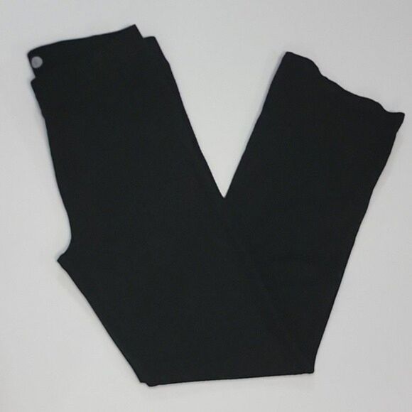 BETABRAND Pants Womans Large Black  Textured Bootcut Dress Yoga Comfort Stretch - Picture 1 of 8